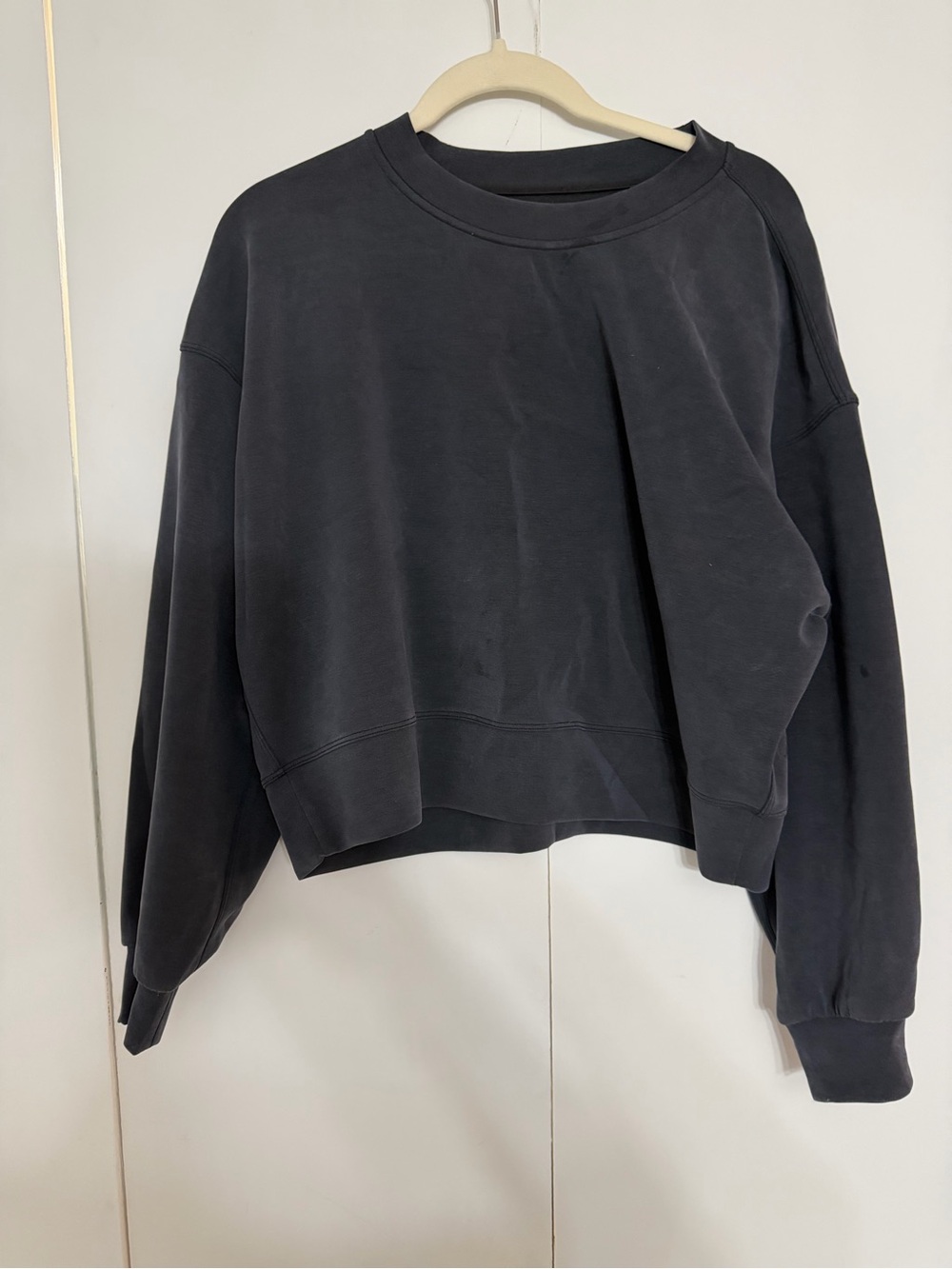 Lululemon Softstreme Perfectly Oversized Cropped Crew | Size 6